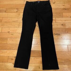 Not Your Daughters Jeans Barbara‎ Bootcut  Women Size 10 Black Denim Flare